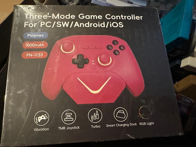 Playnex PN-1133 3-Mode Wireless Controller Switch/PC/Android/iOS RGB Pink