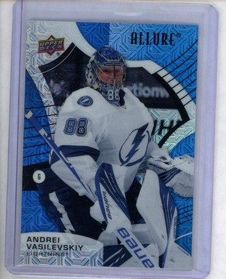 Andrei Vasilevskiy 2021-22 Upper Deck Allure #86 Blue Line #/35