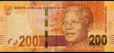 South Africa 200 Rand Banknote 2014-2016 Fine Condition