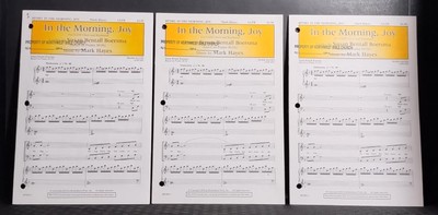 In the Morning Joy Mark Hayes SATB Sheet Music Beckenhorst Lot 11 Copies