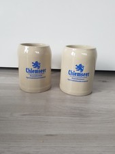 2x Steinkrug Chiemseer Bierkrug  Brauereikrug 0,5L