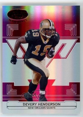 2006 Leaf Certified Materials Mirror Red /100 Devery Henderson #94 3g6