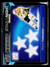 2021-22 Upper Deck Credentials #3SR-4 Philip Tomasino Star Rookies Predators