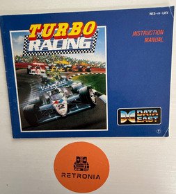 Turbo Racing Nintendo Nes Spiel PAL A UK Version OVP mit Handbuch