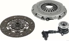 Clutch Kit fits FORD FOCUS Mk3 TDCi 1.6D 10 to 20 240mm Slave Cy 1685547 1685761