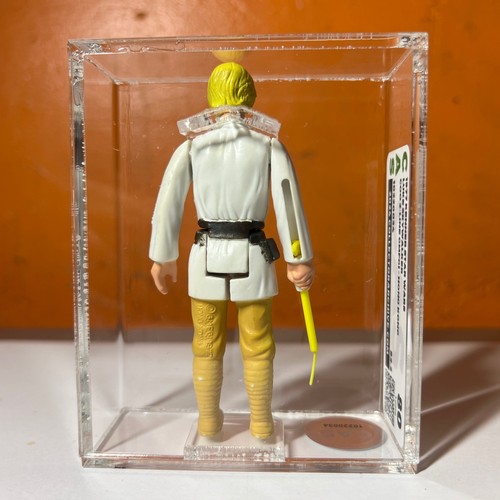 LUKE SKYWALKER BLONDE STAR WARS A NEW HOPE VINTAGE KENNER 1977 CAS GRADED 80 - Picture 5 of 6