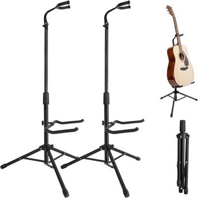 New Bee Guitar Stand 2 Pack Height Adjustable Foldable