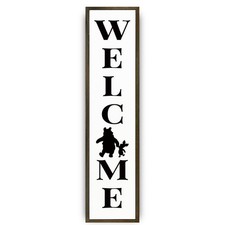 Welcome Signs for Front Door, Long Tall Welcome Sign, Farmhouse Home Decor, R...