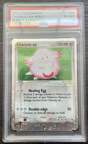 Chansey ex graded PSA 6 for sale on eBay
