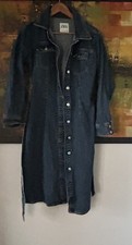 Abito donna Zara midi jeans con cintura L