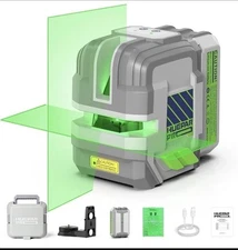 💪Laser Level Rechargeable Huepar Pro Self Leveling Green Cross Line Laser Level