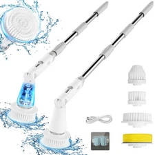Electric Spin Scrubber 2024 New Bathroom Cleaner Power Shower Cleaning Brush
