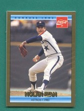 1992 Donruss Nolan Ryan #16 1982 Baseball Card CocaCola unopened cellophane pack