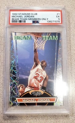 1992-93 Topps Stadium Club - Beam Team Michael Jordan #1 Members