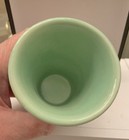 Vintage US-Made  4” Green Ceramic Drinking Glass Juice Tumbler Flawless — photo 2
