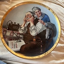 “the Wonders Of Radio” Norman Rockwell Plate