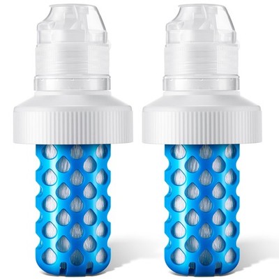 Enhon 2 Pack Water Filter Cartridge Compatible with Katadyn BeFree (Including Ol