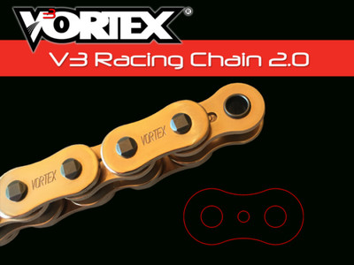Vortex Racing V3 2.0 Chain 525SX3-120 for Street Motorcycles