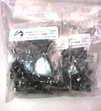 Swarovski Crystal 6mm 360 pcs Black Diamond 5301 5 baggies of 72