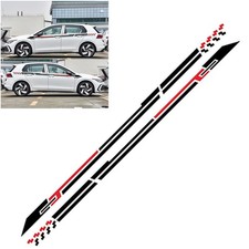 Long Stripe Car Decals Body Side Graphics Vinyl Film Racing Stickers Decoration