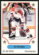 1991-92 7th Inning Sketch WHL #339 Al Kinisky