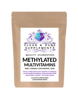 C&P METHYLIERTE VITAMINE *BESTE REINHEIT GETESTET* (90 - 3 MONATE) VEGAN GARY BRECKA