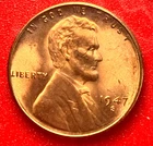 1947-S Lincoln Wheat Cent Penny GEM RED BU From an Original Bank Roll