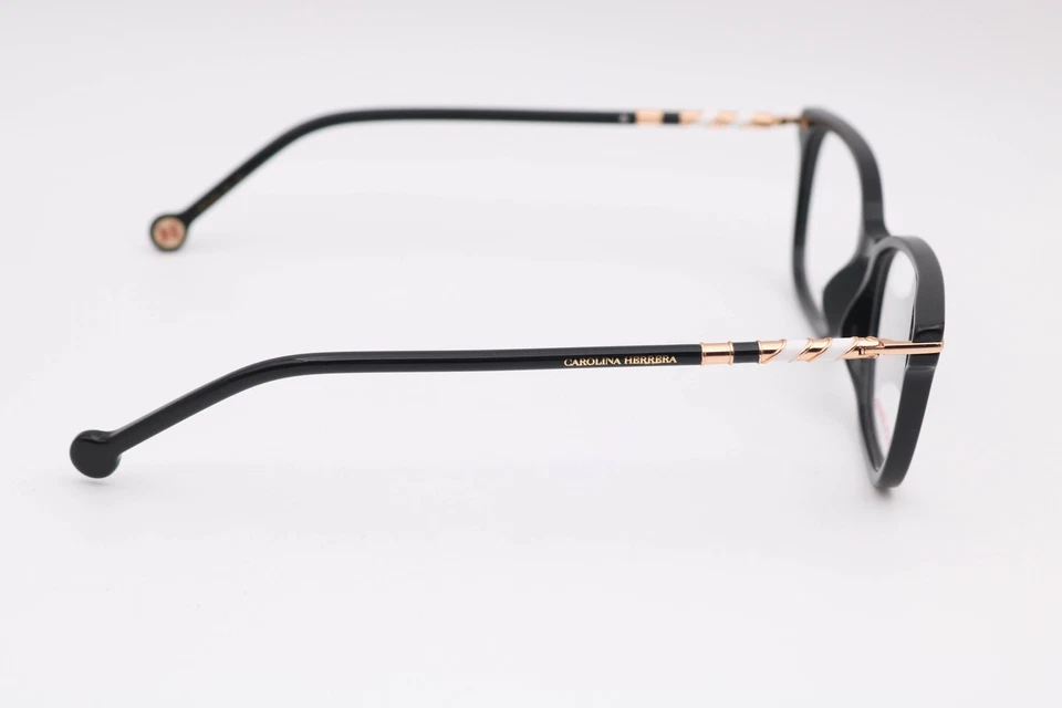 Carolina Herrera Her 0097 807 Black Her 0097 Eyeglasses Frames 54-16-145 - Image 2 of 4