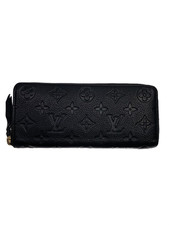 Louis Vuitton M60171 Monogram Empreinte Portefeuille Clemence Long Wallet Noir