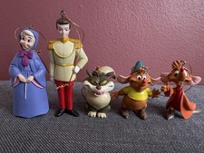 Disney Christmas Ornaments Cinderella Storybook Set of 5 Retired-No Box-Read