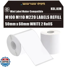 M110 Thermal Labels, Waterproof Oliproof Jar Food Containers 2" x