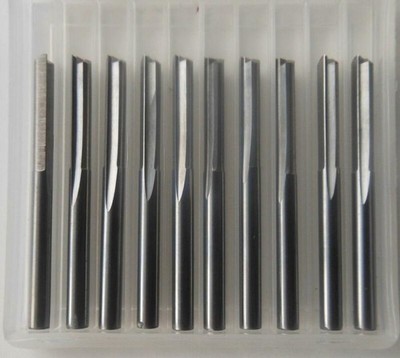 10pcs 4 * 42mm 2 straight Flute End Mill Cutters CEL 42mm for CNC Machine