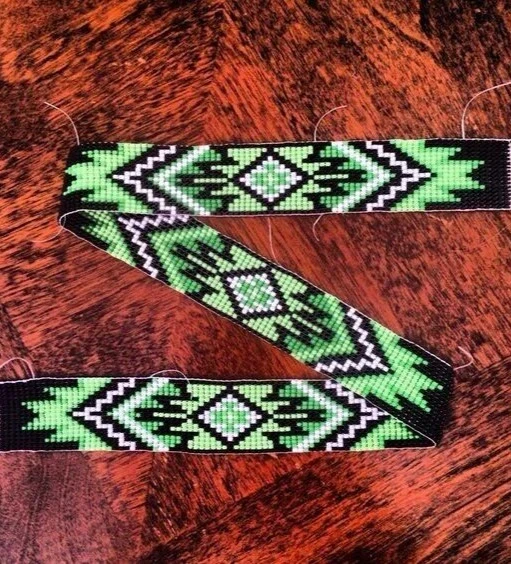 Beaded Hat Band Native American Style Handmade hatband