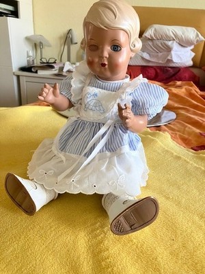 Schildkröt - Puppe,INGE,46 cm,REP, 1 Auge fehlt