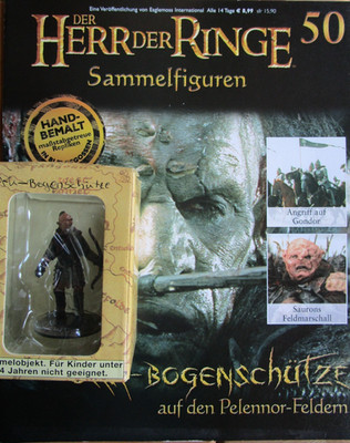 Herr der Ringe De Agostini Sammelfiguren 50 Ork Bogenschütze  * OVP + Heft