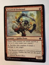 x1 Fanatical Firebrand FDN Foundations MTG 195 COMMON M/NM 1x