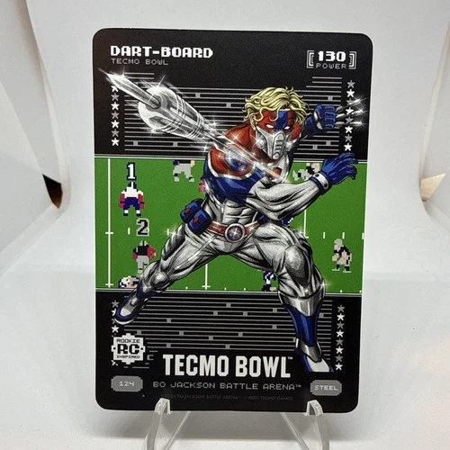 2026 Bo Jackson Battle Arena Tecmo Bowl Jaxson Dart Dart-Board Steel Base Rookie