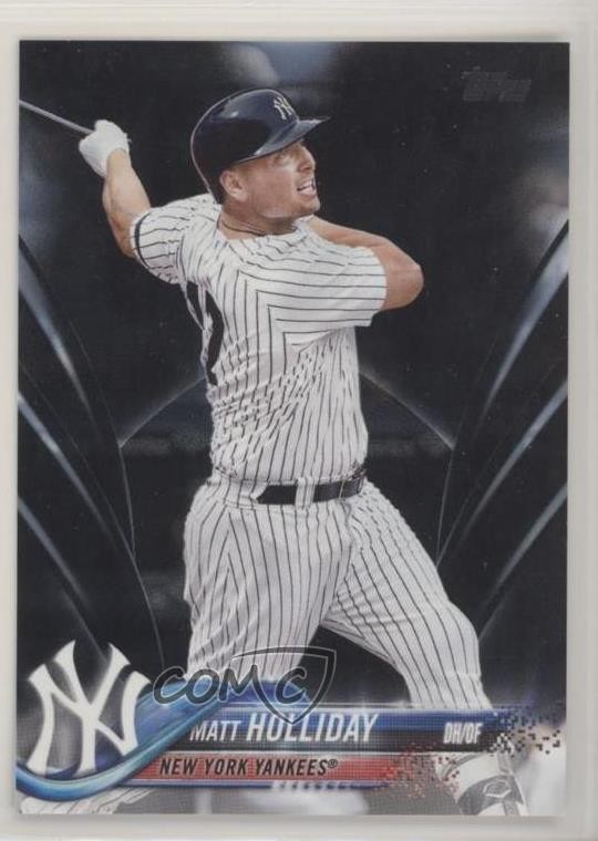 2018 Topps Black 62/67 Matt Holliday #435 5c9