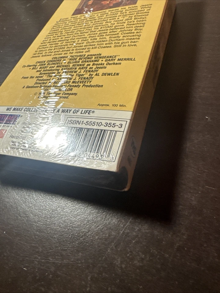 Ride Beyond Vengeance 1965 1990 Printing GoodTimes VHS New Sealed Chuck Connors - Image 4 of 4