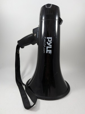 Pyle Megaphone Speaker PA Bullhorn with Built-in Siren and Volume Control.