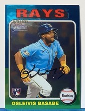 2024 Topps Heritage High Number Rookies Osleivis Basabe #387 Chrome /699 (RC)
