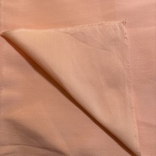 2.5 Yds Peach Polyester Crepe Fabric