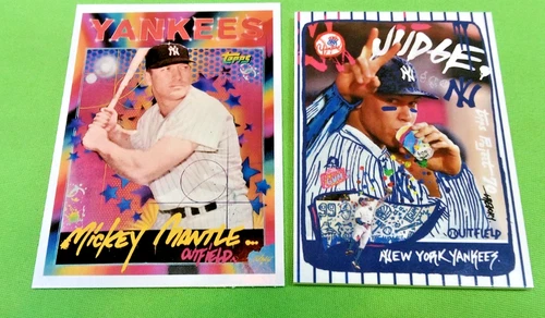 2021 TOPPS PROJECT 70 PRE PRODUCTION PROOF BLANK BACK CARD STOCK MICKEY MANTLE