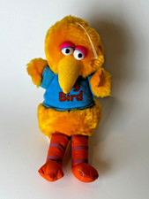 Vintage 1980s Big Bird Plush Knickerbocker 8" Sesame Street