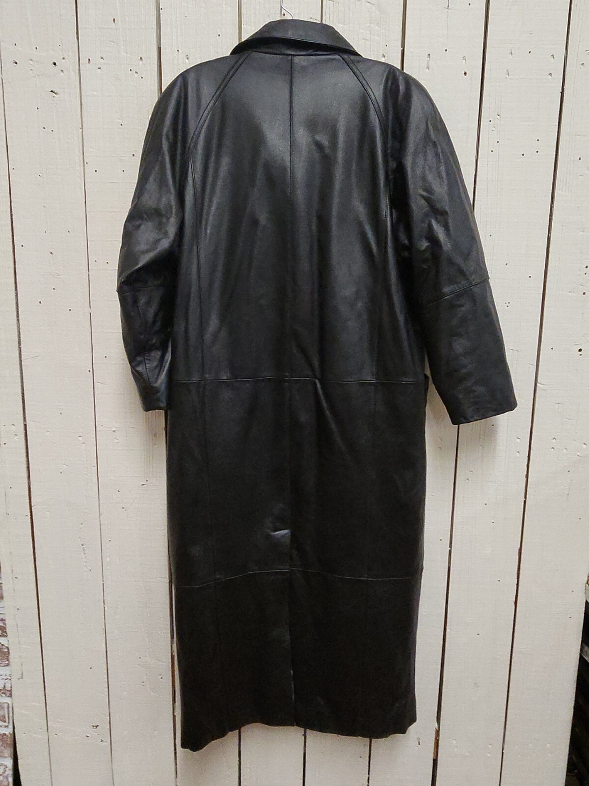 Fitz Wright Leather Jacket Long Sleeves Front But… - image 12