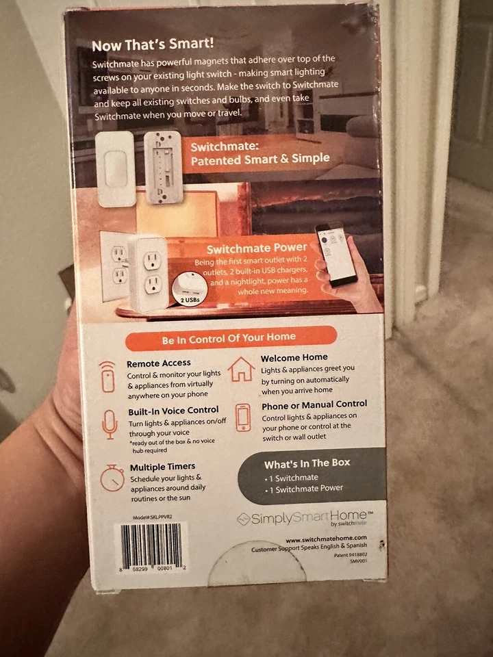 SWITCHMATE STARTER KIT Snap On Smart Lighting & Appliances That Listen - Image 2 of 4