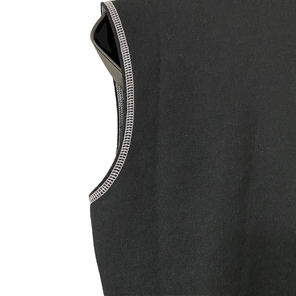 Quacker Factory Women XXS Rhinestone Zip Vest Embroidered Fairy Goth WhimsyGoth - Image 3 of 4