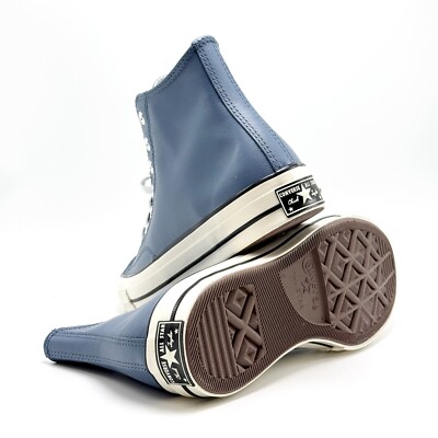 Size 9 - Converse Chuck 70 Leather High Lakeside Blue for sale
