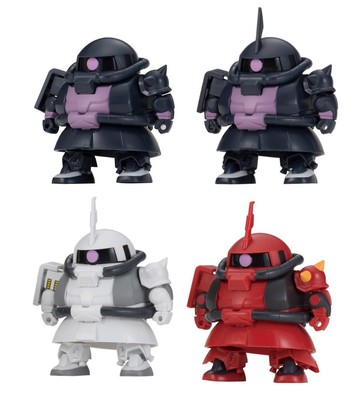 ☆1012 EXCEED MODEL SD-MS02 高機動型ザクⅡ 4種セット