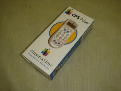 CPS PULSE eINSTRUCTION.COM CLICKER STUDENT RESPONSE PAD MODEL# KG3E1 -NEW!!